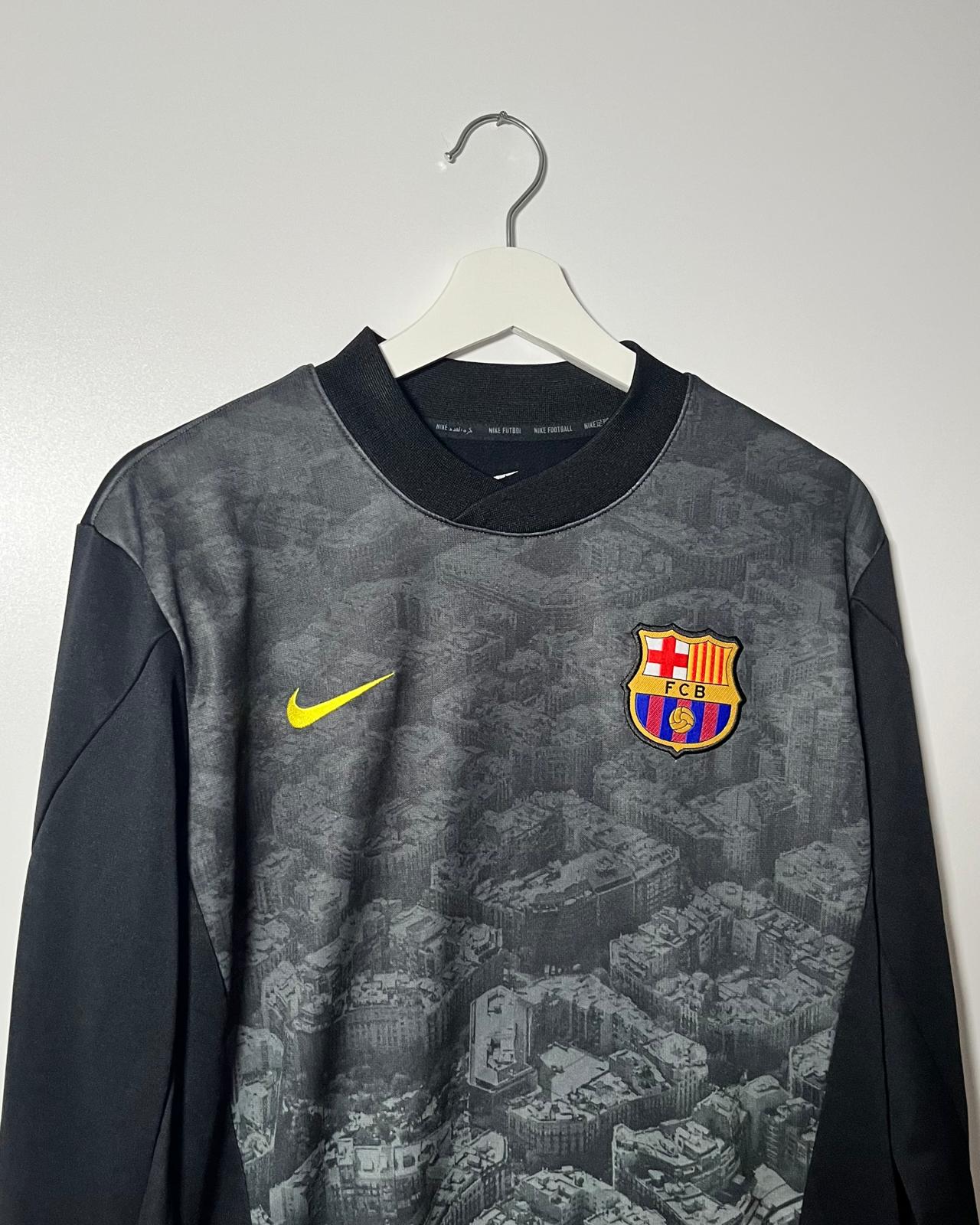 FC Barcelona | 2013 Trainings-Trikot | Nike | longsleeve | M