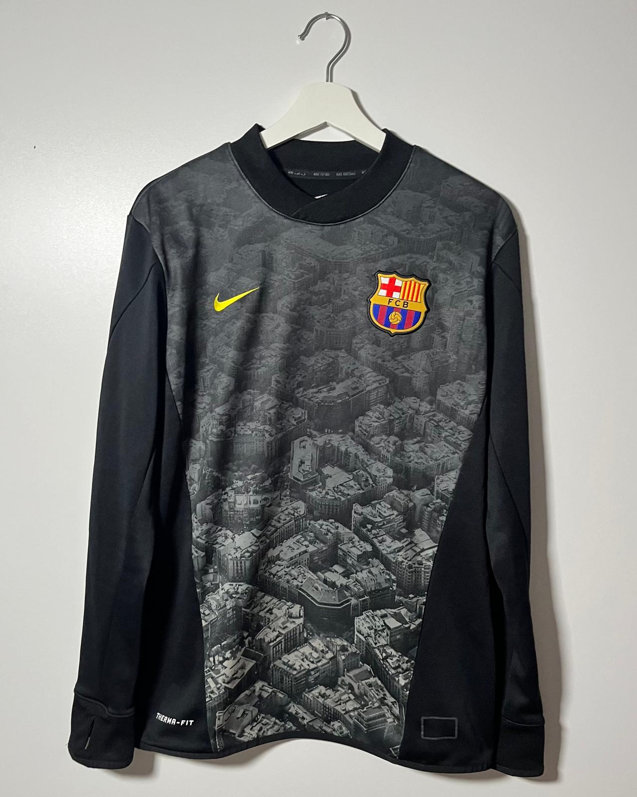 FC Barcelona | 2013 Trainings-Trikot | Nike | longsleeve | M