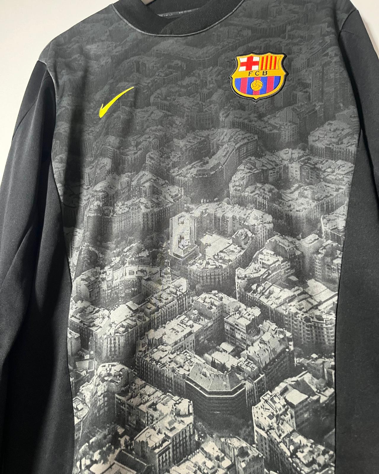 FC Barcelona | 2013 Trainings-Trikot | Nike | longsleeve | M