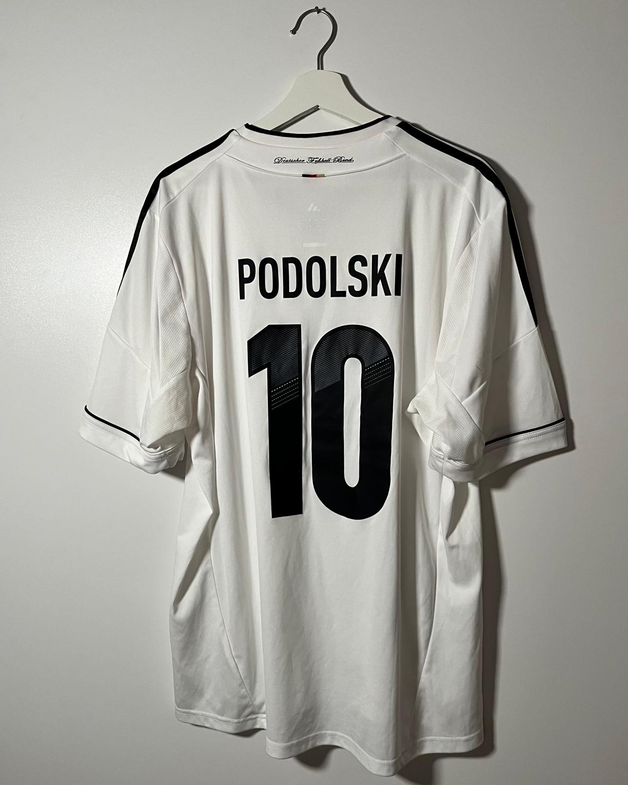 Deutschland | 2012 Heim-Trikot | Adidas | Lukas Podolski | XL