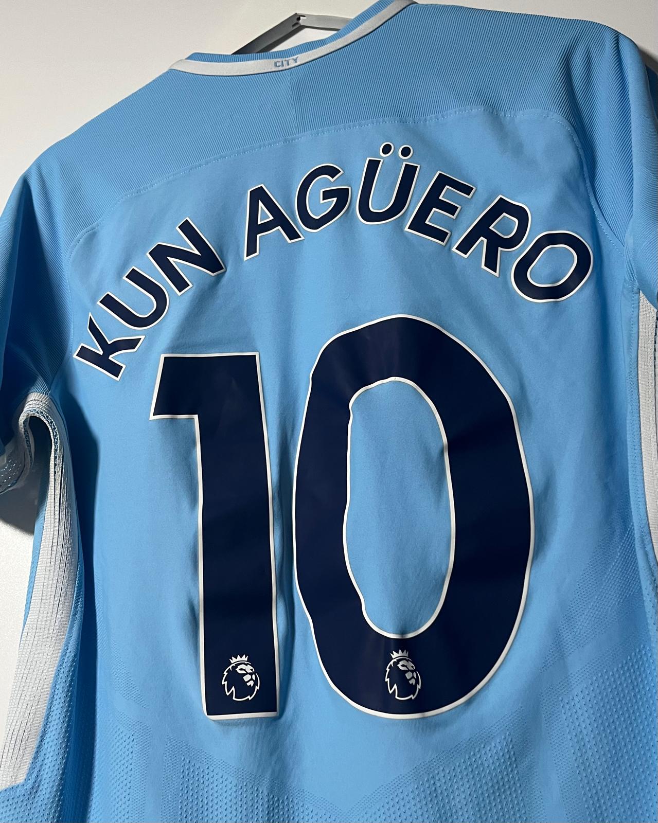 Manchester City | 2017 Heim-Trikot | Nike | Sergio Kun Agüero | S