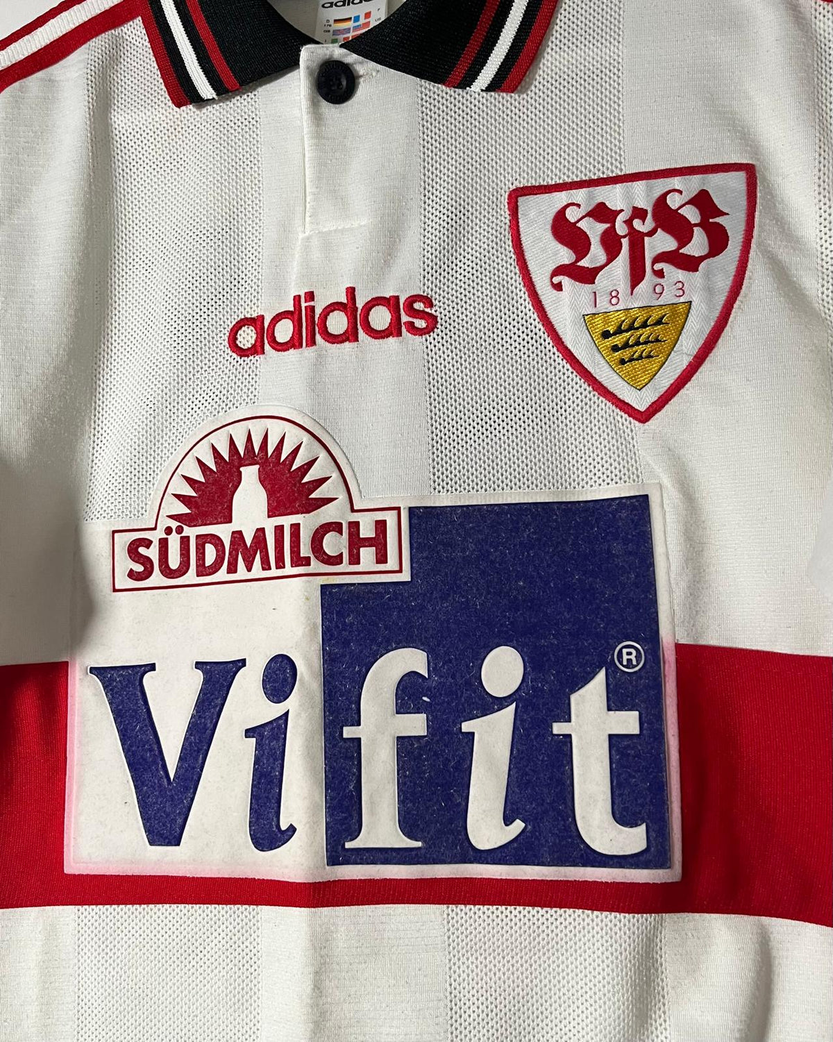 VFB Stuttgart | 1996 Heim-Trikot | Adidas | S