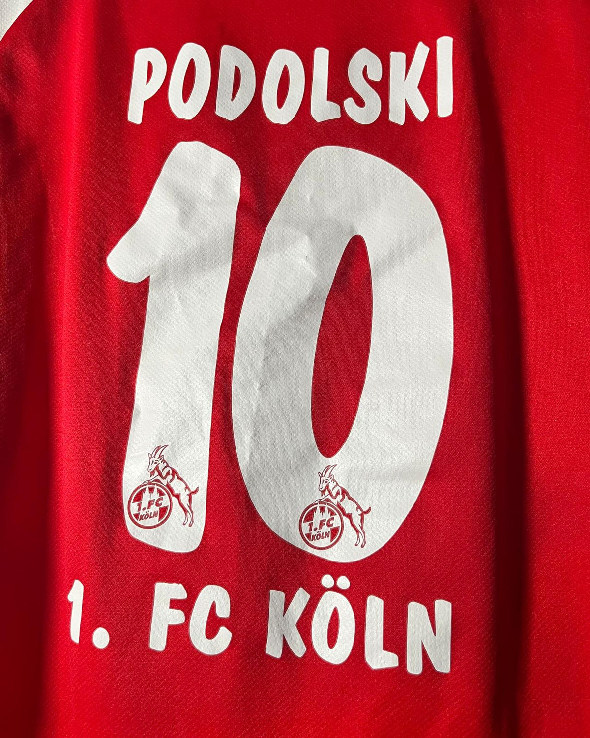 1.FC Köln | 2010 Heim-Trikot | Reebok | Lukas Podolski | XS