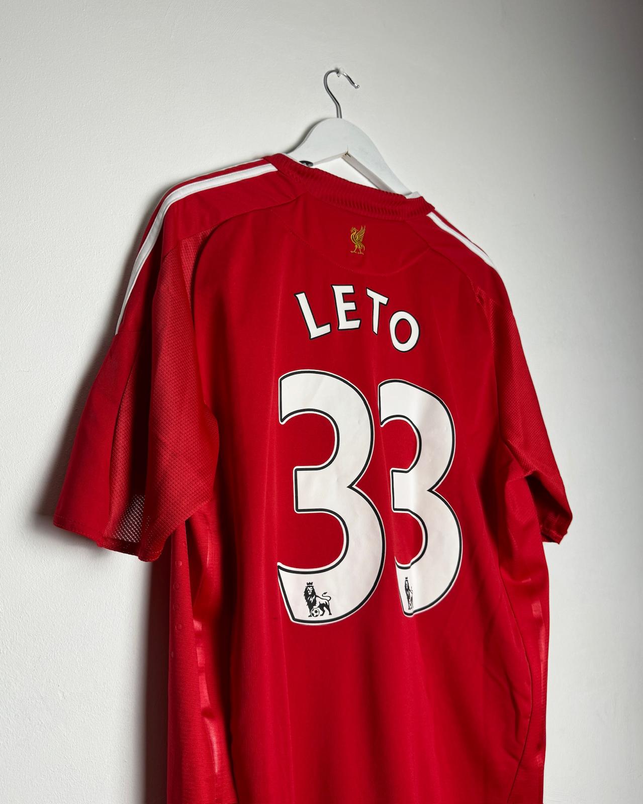 Liverpool FC | 2008 Heim-Trikot | Sebastian Leto | Adidas | XL