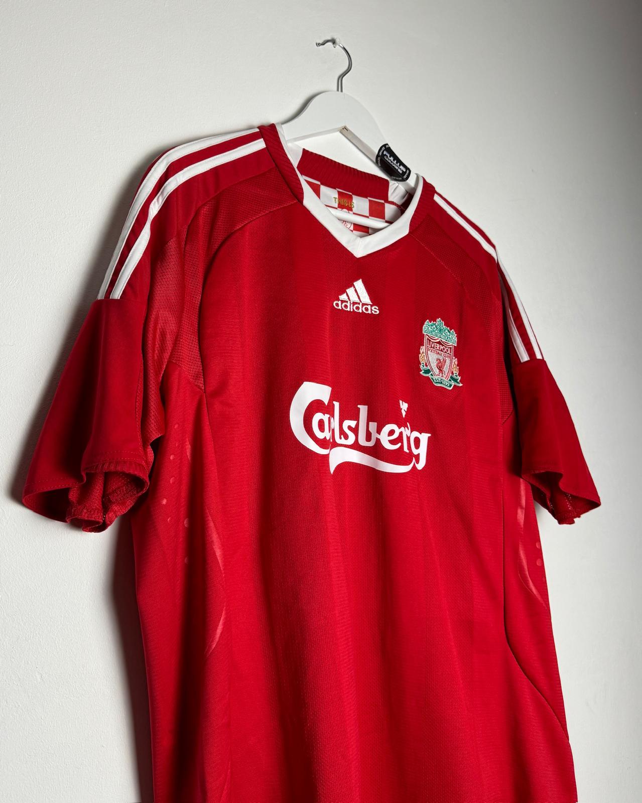 Liverpool FC | 2008 Heim-Trikot | Sebastian Leto | Adidas | XL