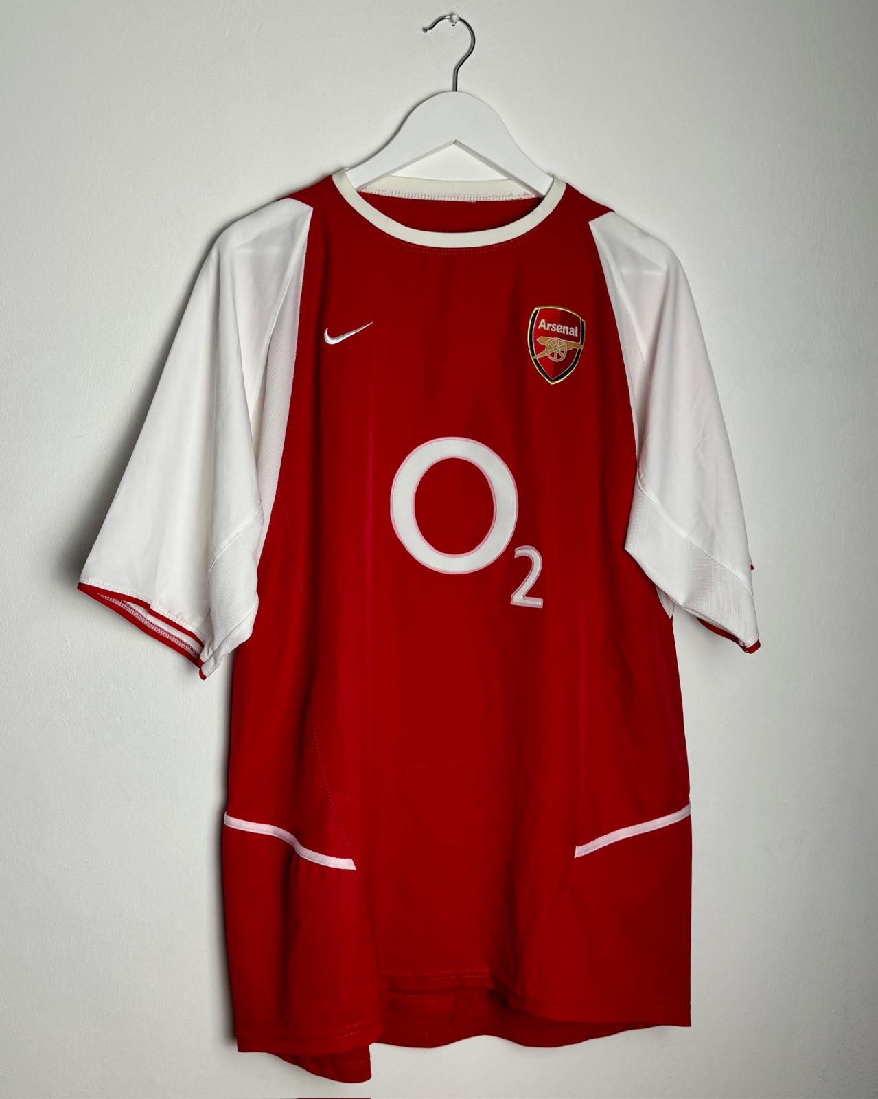 Arsenal FC | 2002 home shirt | Nike | XL