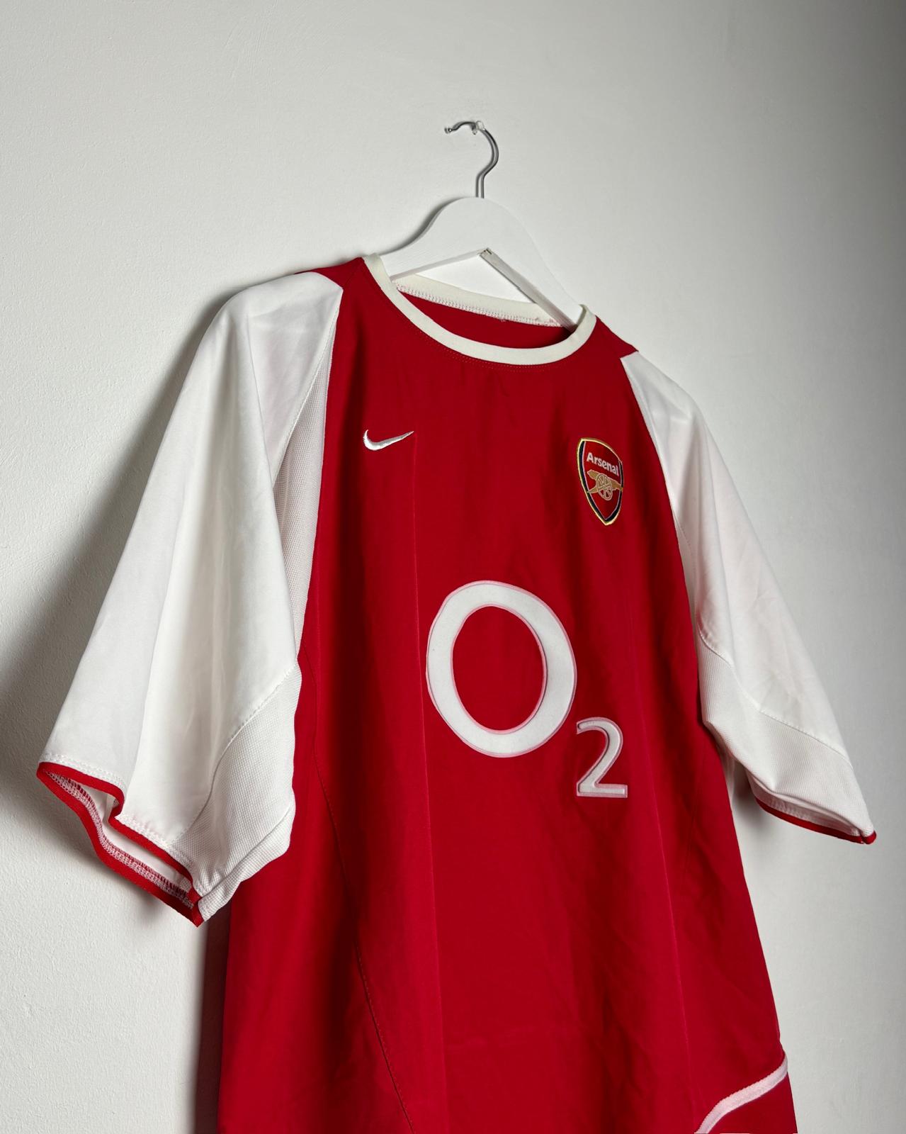 Arsenal FC | 2002 home shirt | Nike | XL