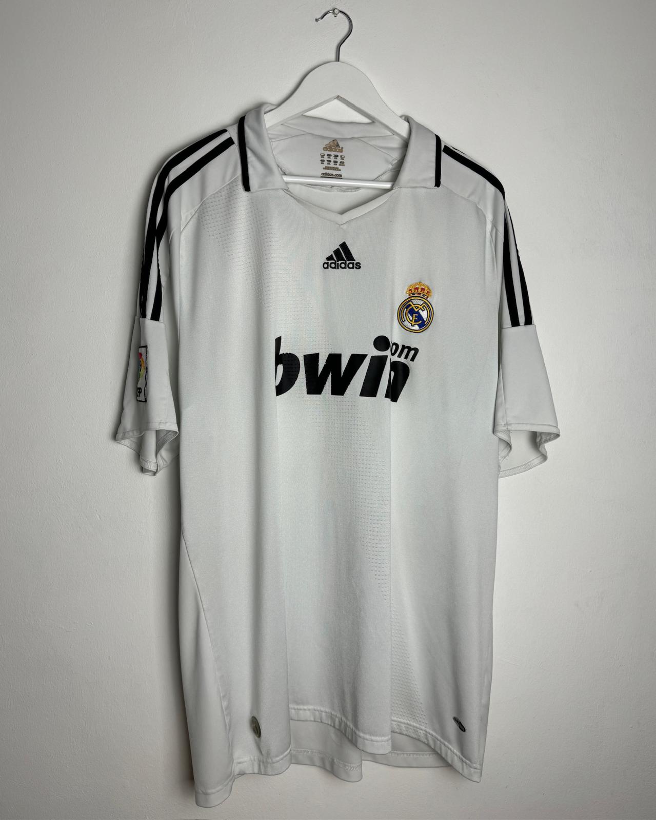 Real Madrid | 2008 Heim-Trikot | Adidas | XXL