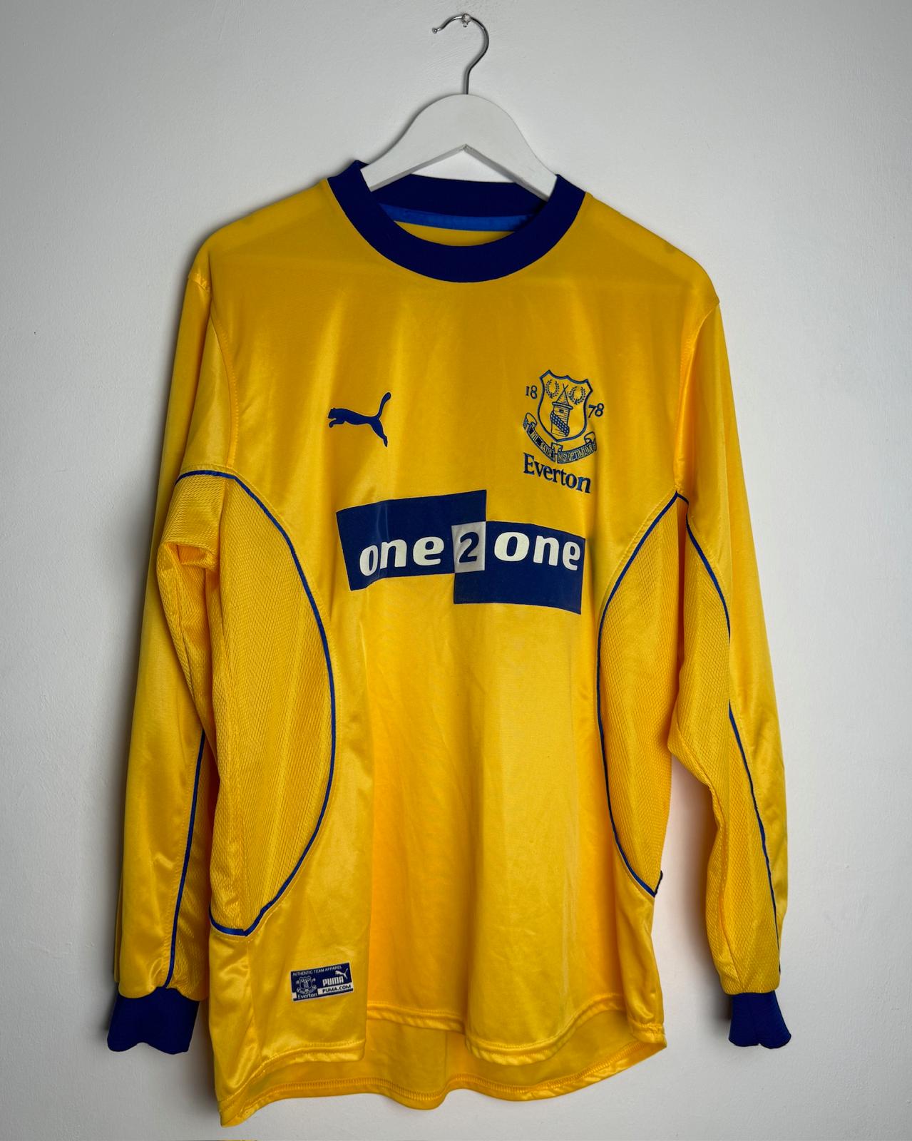 FC Everton | 2000 Auswärts-Trikot longsleeve| Puma | M