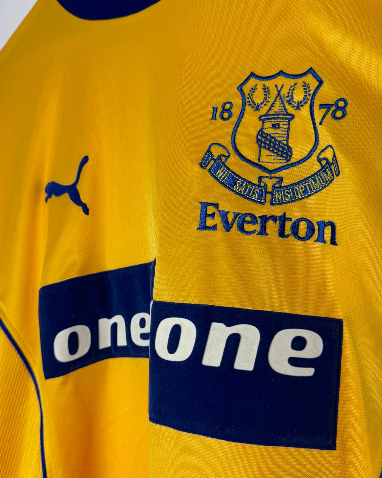 FC Everton | 2000 Auswärts-Trikot longsleeve| Puma | M