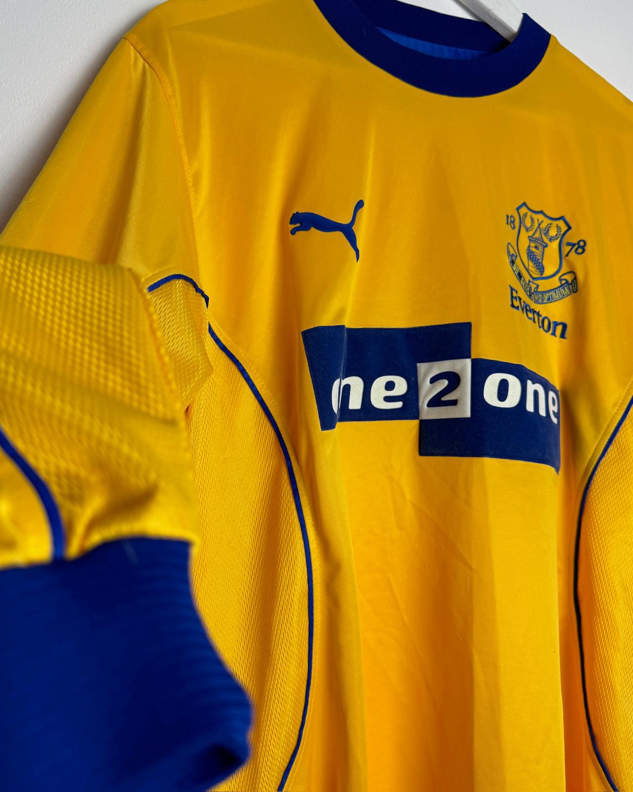 FC Everton | 2000 Auswärts-Trikot longsleeve| Puma | M