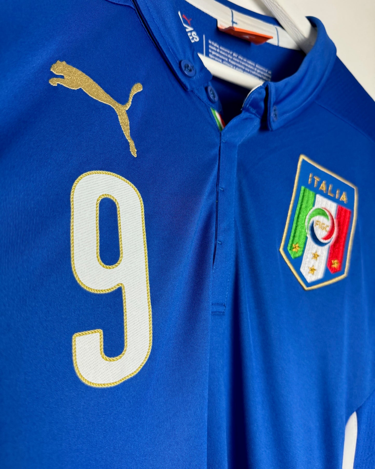 Italien | 2014 Heim-Trikot | Mario Balotelli | Puma | L